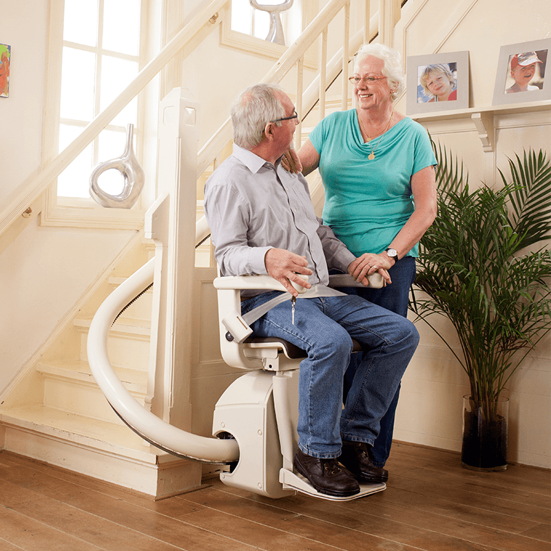 Custom Curved Stair Lift